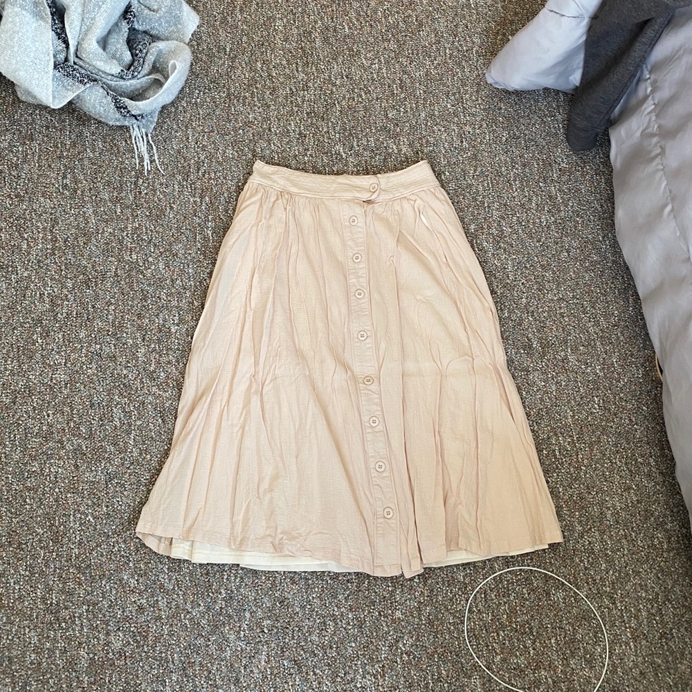 Pink Midi Skirt